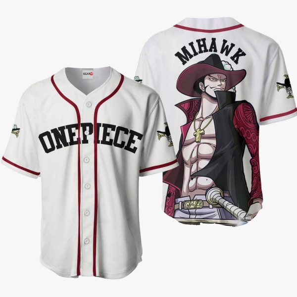 Anime Dracule Mihawk Baseball Jersey For Men and Women Jezsport.com