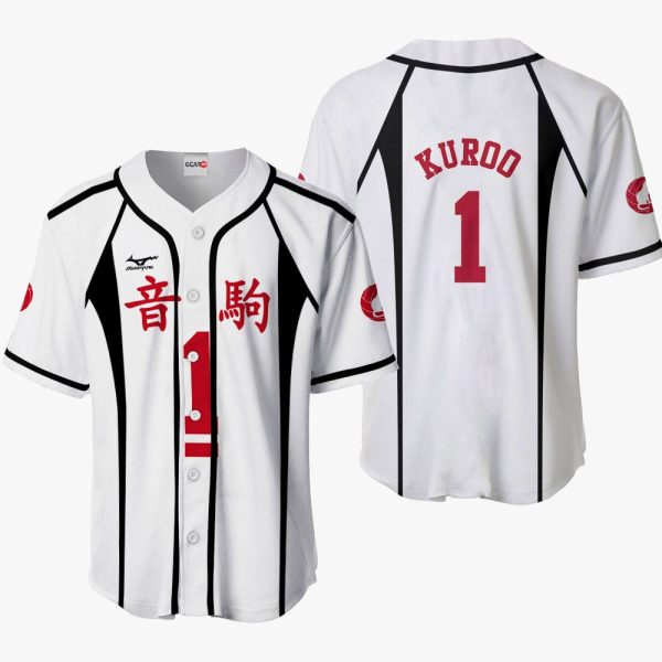 Anime Tetsurou Kuroo Baseball Jersey For Men and Women Jezsport.com