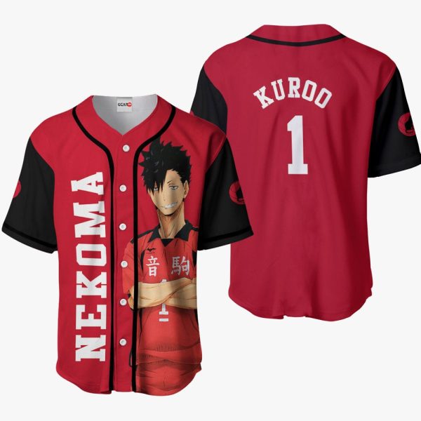 Anime Tetsurou Kuroo Baseball Jersey For Men and Women Jezsport.com