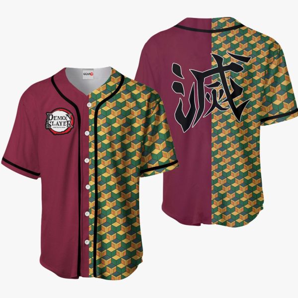 Anime Giyu Tomioka Baseball Jersey For Men and Women Jezsport.com