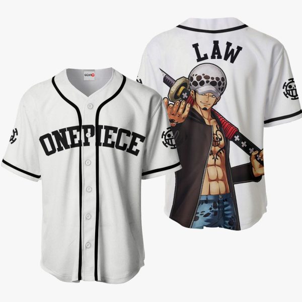 Anime Trafalgar Law Baseball Jersey For Men and Women Jezsport.com