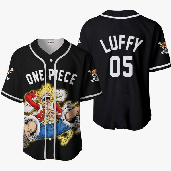 Anime One Piece Luffy Gear 5 Baseball Jersey For Men and Women Jezsport.com