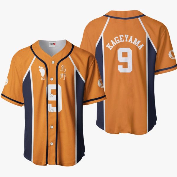 Anime Tobio Kageyama Baseball Jersey For Men and Women Jezsport.com