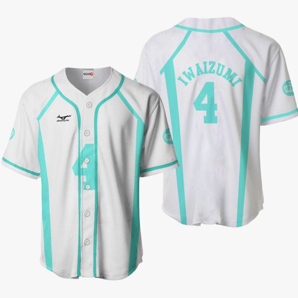 Anime Hajime Iwaizumi Baseball Jersey For Men and Women Jezsport.com