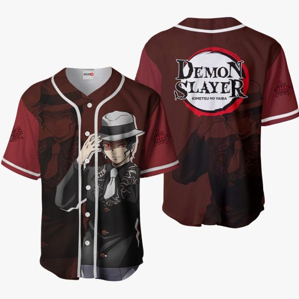 Anime Muzan Kibutsuji Baseball Jersey For Men and Women Jezsport.com