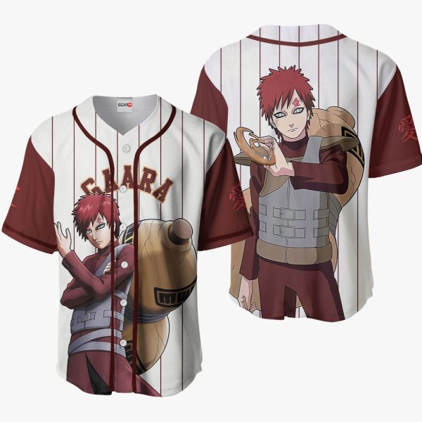 Anime Gaara Baseball Jersey For Men and Women Jezsport.com