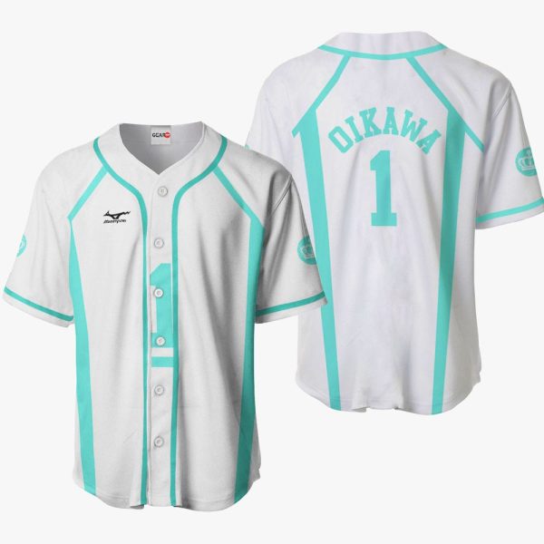 Anime Tooru Oikawa Baseball Jersey For Men and Women Jezsport.com