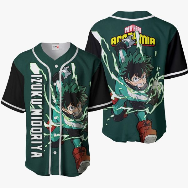 Anime Izuku Midoriya Baseball Jersey For Men and Women Jezsport.com