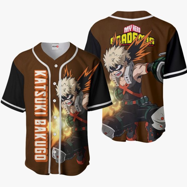 Anime Katsuki Bakugo Baseball Jersey For Men and Women Jezsport.com