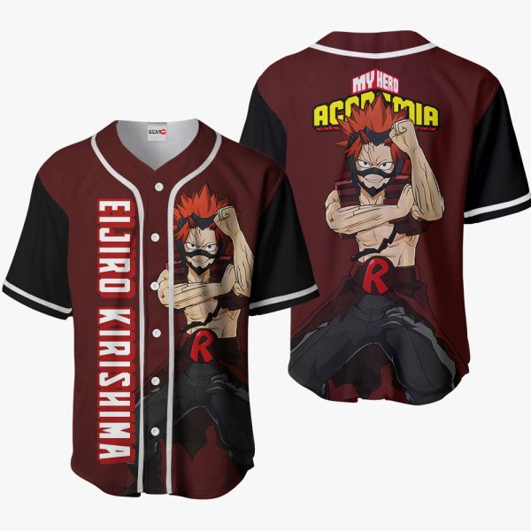 Anime Eijiro Kirishima Baseball Jersey For Men and Women Jezsport.com