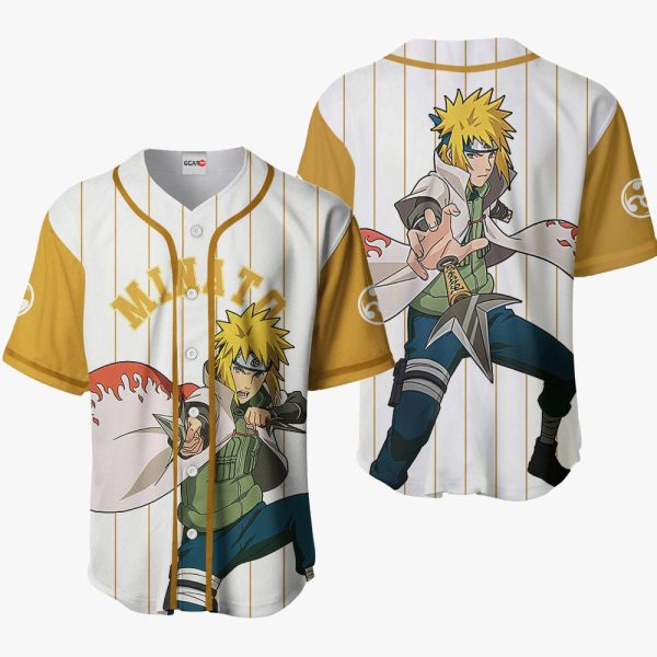 Anime Minato Namikaze Baseball Jersey For Men and Women Jezsport.com