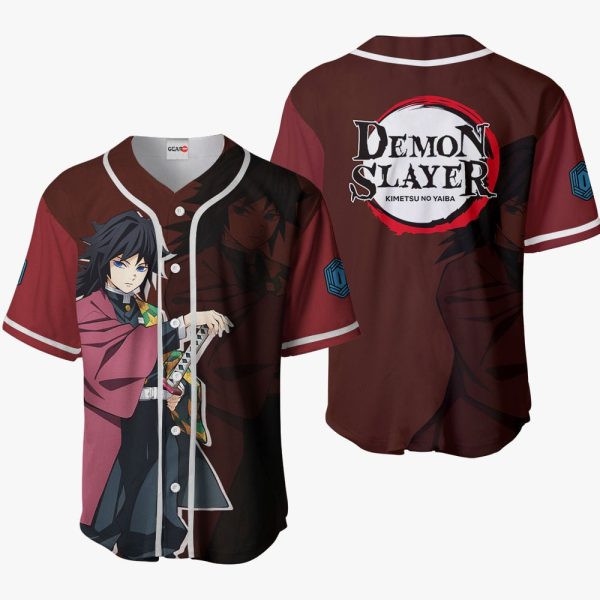 Anime Giyu Tomioka Baseball Jersey For Men and Women Jezsport.com