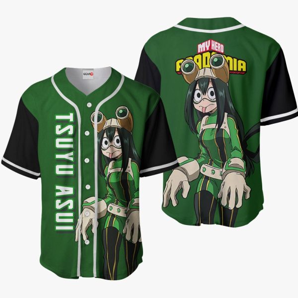 Anime Tsuyu Asui Baseball Jersey For Men and Women Jezsport.com