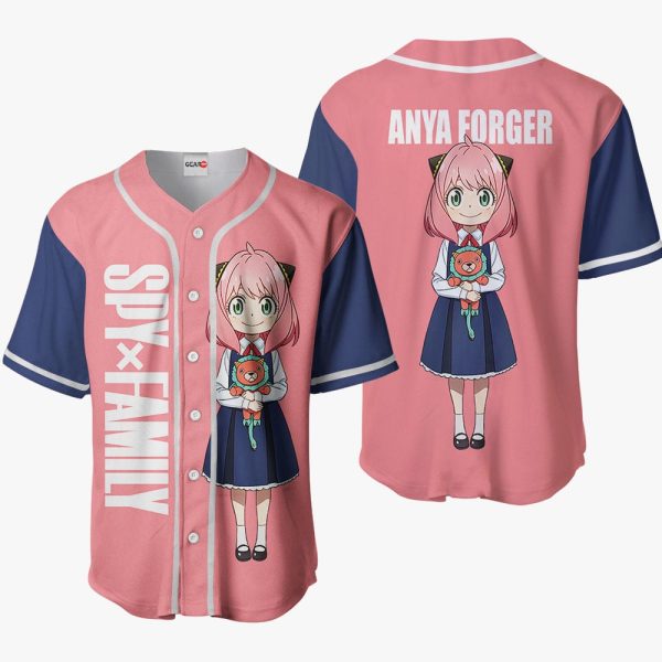 Anime Anya Forger Baseball Jersey For Men and Women Jezsport.com