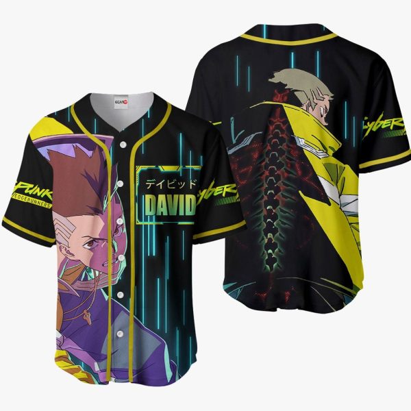 Anime Cyberpunk David Martinez Baseball Jersey For Men and Women Jezsport.com