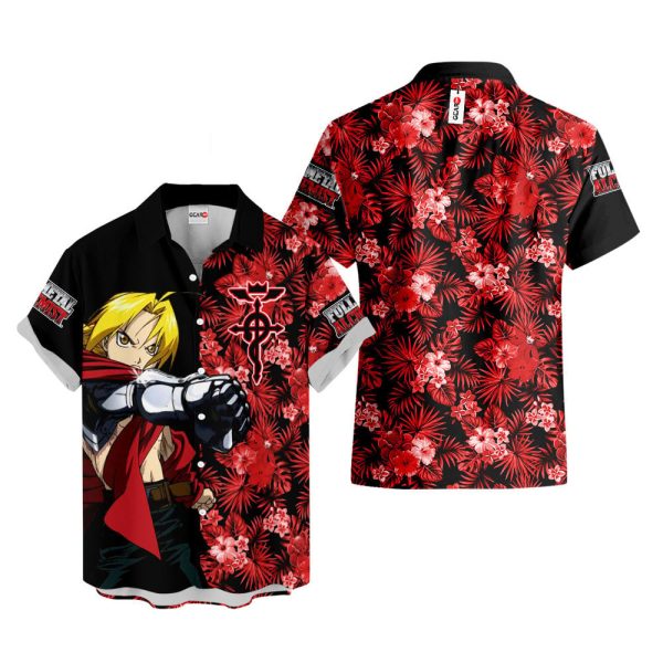 Edward Elric Hawaiian Shirt, Summer Shirt For Men and Women Jezsport.com