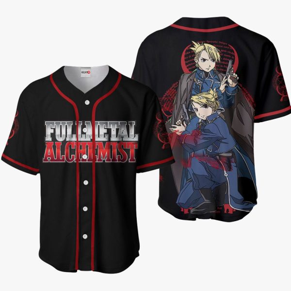 Anime Riza Hawkeye Baseball Jersey For Men and Women Jezsport.com