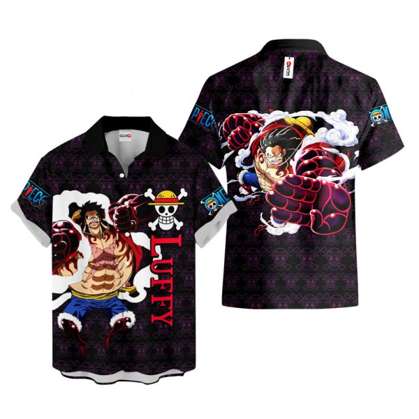 Anime One Piece Luffy Gear 4 Hawaiian Shirt, Summer Shirt For Men and Women Jezsport.com