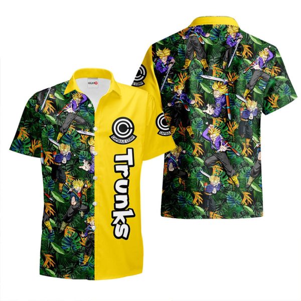 Dragonball Trunks Super Saiyan Hawaiian Shirt, Summer Shirt For Men and Women Jezsport.com