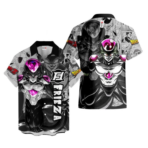 Dragonball Black Frieza Hawaiian Shirt, Summer Shirt For Men and Women Jezsport.com