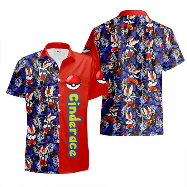 Pokemon Cinderace Hawaiian Shirt, Summer Shirt For Men and Women Jezsport.com