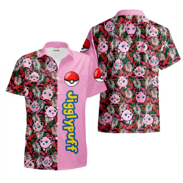 Pokemon Jigglypuff Hawaiian Shirt, Summer Shirt For Men and Women Jezsport.com