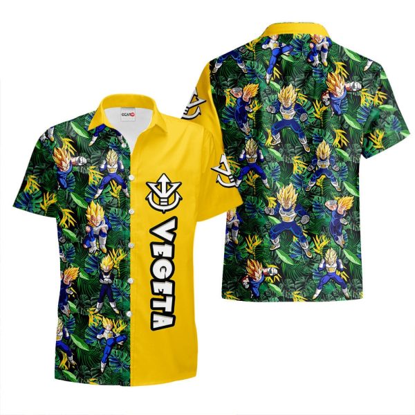 Dragonball Vegeta Super Saiyan Hawaiian Shirt, Summer Shirt For Men and Women Jezsport.com