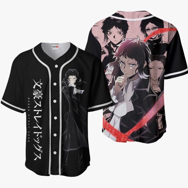 Anime Ryuunosuke Akutagawa Baseball Jersey For Men and Women Jezsport.com