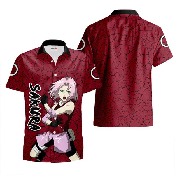 Sakura Haruno Hawaiian Shirt, Summer Shirt For Men and Women Jezsport.com