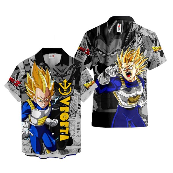 Dragonball Vegeta Super Saiyan Hawaiian Shirt, Summer Shirt For Men and Women Jezsport.com