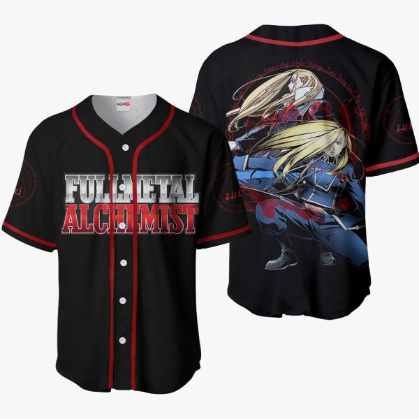 Anime Olivier Mira Armstrong Baseball Jersey For Men and Women Jezsport.com