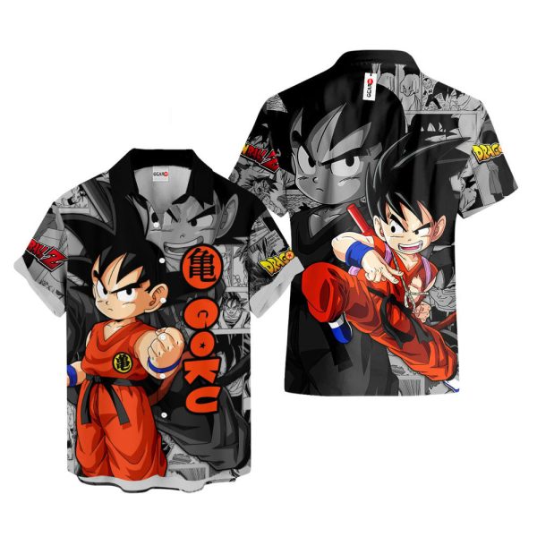 Dragonball Goku Kid Hawaiian Shirt, Summer Shirt For Men and Women Jezsport.com