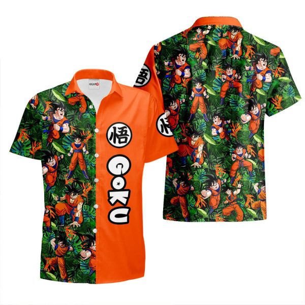 Dragonball Goku Hawaiian Shirt, Summer Shirt For Men and Women Jezsport.com