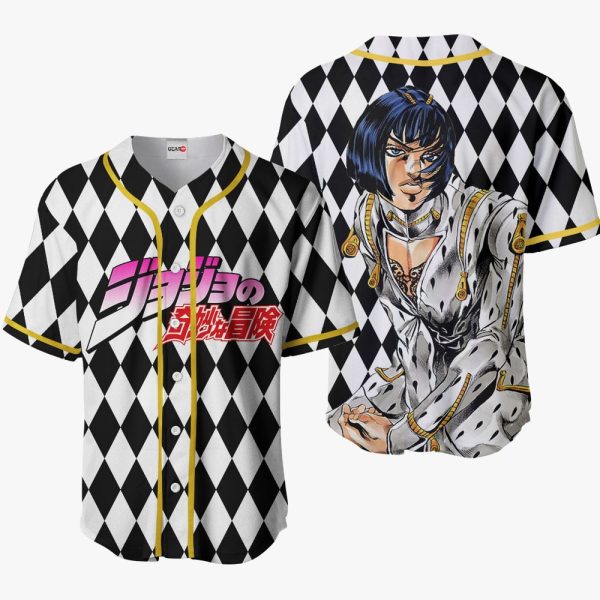 Anime Bruno Bucciarati Baseball Jersey For Men and Women Jezsport.com