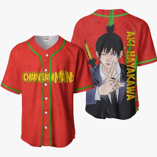 Anime Aki Hayakawa Baseball Jersey For Men and Women Jezsport.com