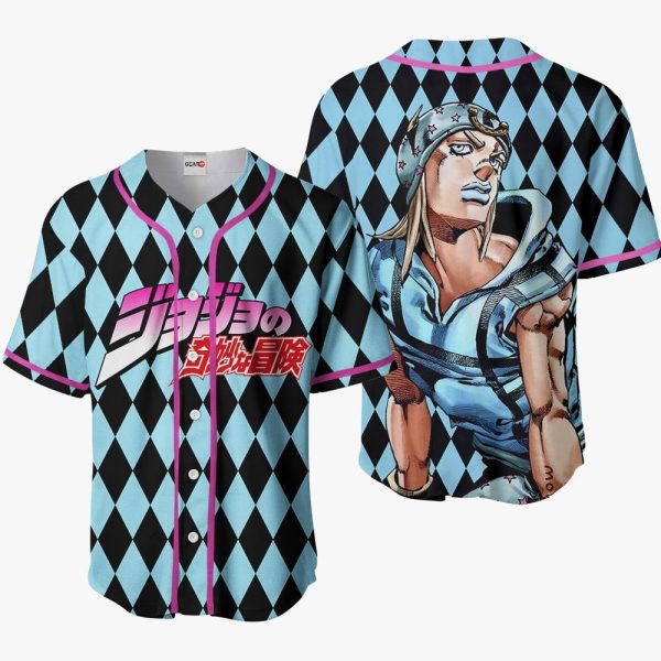 Anime Johnny Joestar Baseball Jersey For Men and Women Jezsport.com