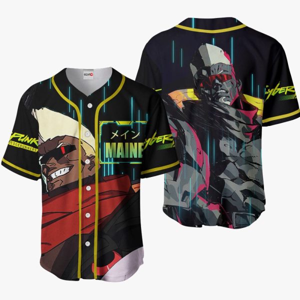 Anime Cyberpunk Maine Baseball Jersey For Men and Women Jezsport.com