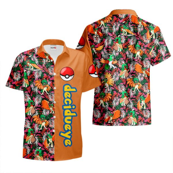 Pokemon Pattern Decidueye Hawaiian Shirt, Summer Shirt For Men and Women Jezsport.com