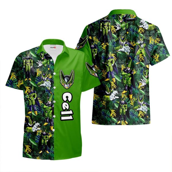 Dragonball Cell Hawaiian Shirt, Summer Shirt For Men and Women Jezsport.com