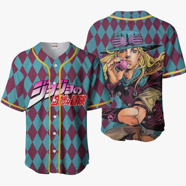 Anime Gyro Zeppeli Baseball Jersey For Men and Women Jezsport.com