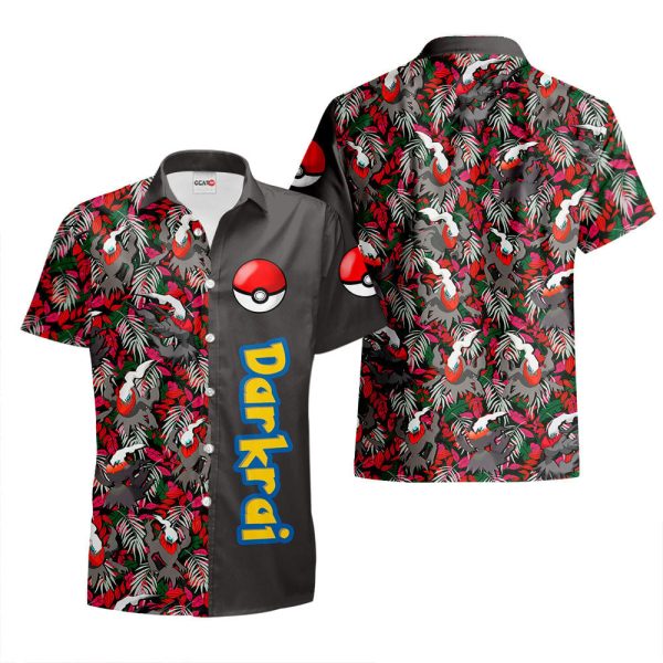 Pokemon Pattern Darkrai Hawaiian Shirt, Summer Shirt For Men and Women Jezsport.com