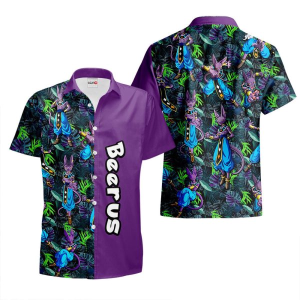 Dragonball Beerus Hawaiian Shirt, Summer Shirt For Men and Women Jezsport.com