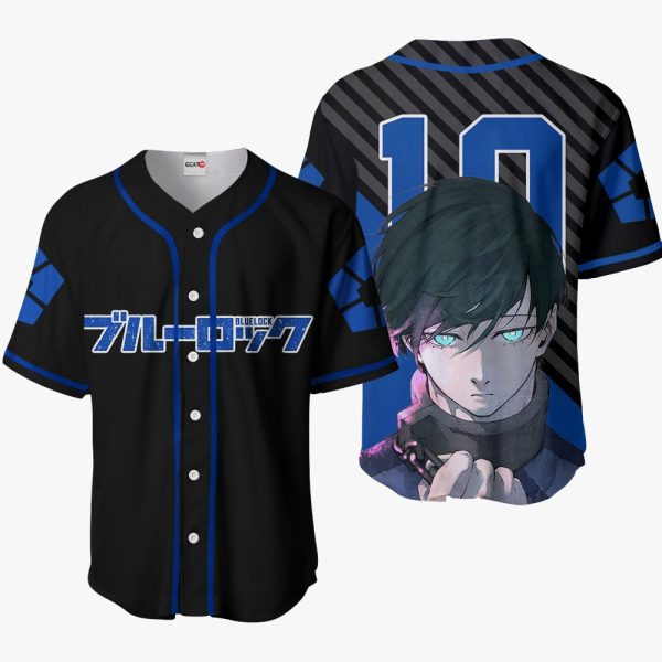 Anime Rin Itoshi Baseball Jersey For Men and Women Jezsport.com