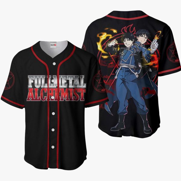 Anime Roy Mustang Baseball Jersey For Men and Women Jezsport.com