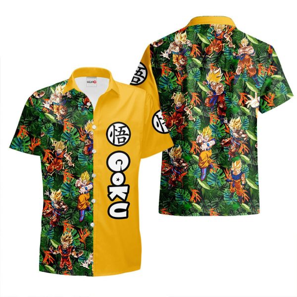 Dragonball Goku Super Saiyan Hawaiian Shirt, Summer Shirt For Men and Women Jezsport.com