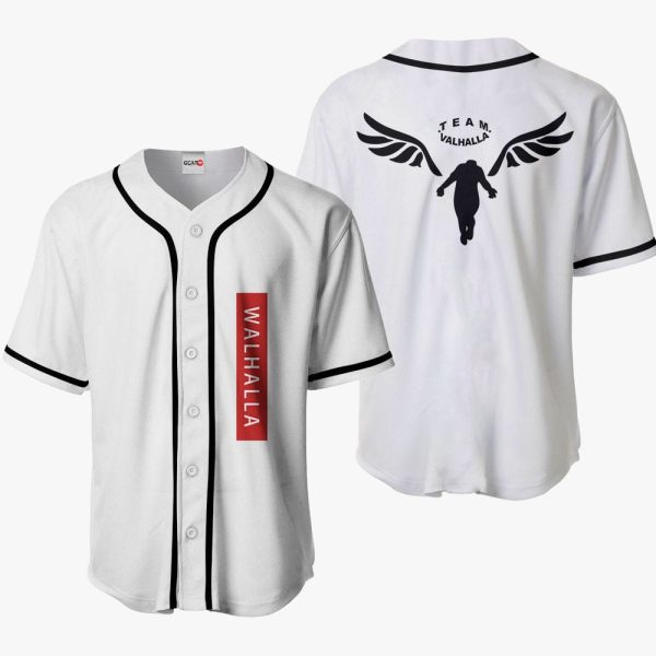 Anime Valhalla Baseball Jersey For Men and Women Jezsport.com