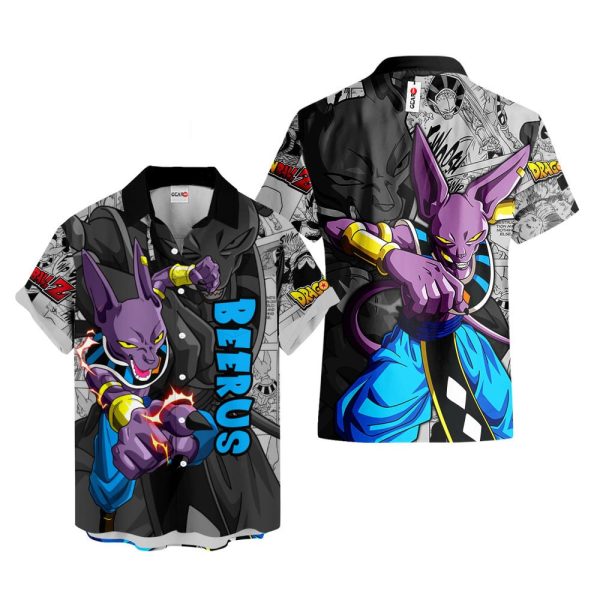 Dragonball Beerus Hawaiian Shirt, Summer Shirt For Men and Women Jezsport.com