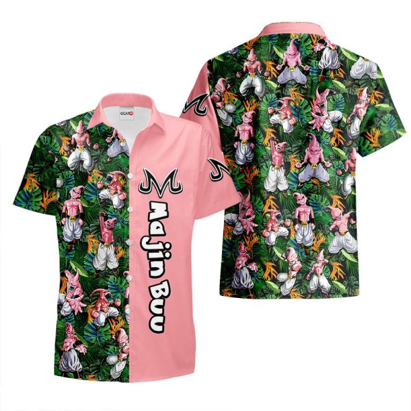 Dragonball Majin Buu Hawaiian Shirt, Summer Shirt For Men and Women Jezsport.com