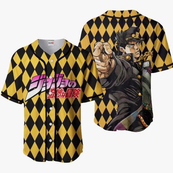 Anime Jotaro Kujo Baseball Jersey For Men and Women Jezsport.com