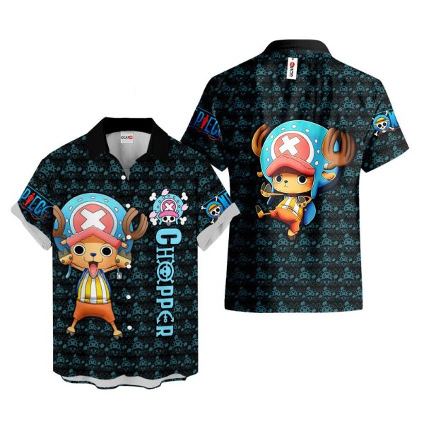 Anime One Piece Tony Tony Chopper Hawaiian Shirt, Summer Shirt For Men and Women Jezsport.com